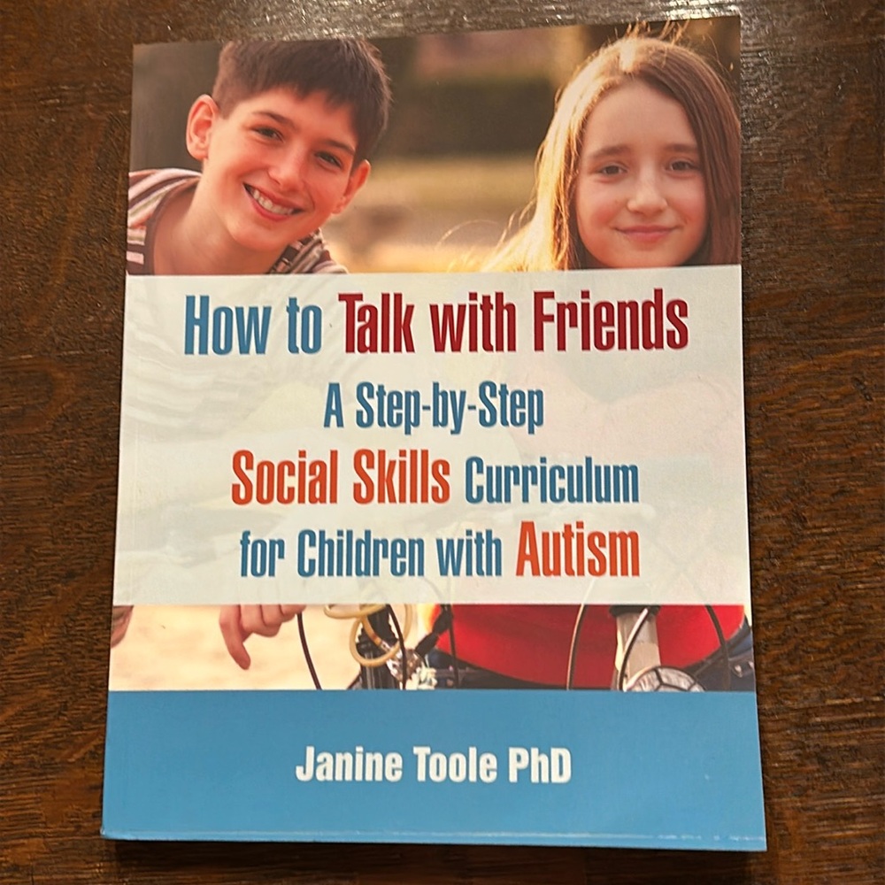 HOW to TALK with FRIENDS - Social Skills Book for Autism Book 269 pgs